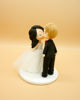 Picture of Kissing Bride and Groom Wedding Cake Topper
