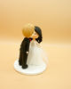 Picture of Kissing Bride and Groom Wedding Cake Topper