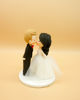 Picture of Kissing Bride and Groom Wedding Cake Topper