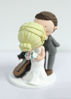 Picture of Guitarist Bride and Groom Wedding Cake Topper