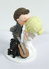 Picture of Guitarist Bride and Groom Wedding Cake Topper