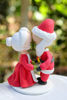 Picture of First Christmas Married Figurine, Kissing Mr & Mrs Santa Claus