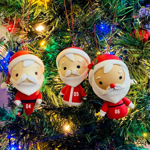 Picture of Santa Claus Ornament, Unique Christmas ornament