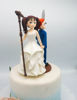 Picture of Geeky Anime Fandom With Inspired Seven Deadly Sins Wedding Cake Topper