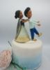 Picture of Bride Chasing Groom Wedding Cake Topper, Indian wedding cake topper