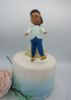 Picture of Bride Chasing Groom Wedding Cake Topper, Indian wedding cake topper