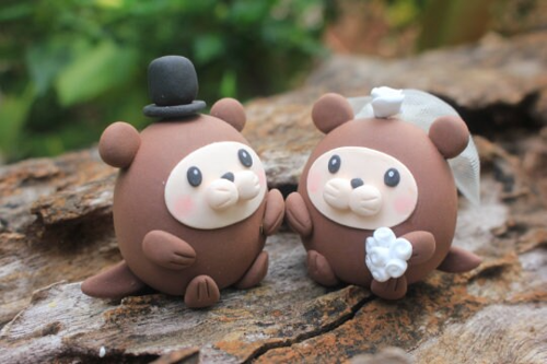 Picture of Seal Wedding Cake Topper
