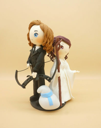 Picture of Realm of the mad god wedding cake topper, Gamer wedding cake topper, Pixel game wedding topper