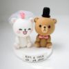 Picture of Milk & Mocha Wedding Cake Topper