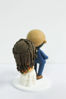 Picture of Forehead kissing wedding cake topper