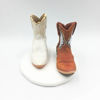 Picture of Cowboy boots wedding - Boot Cake Topper - Western Cowboy Wedding