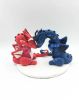 Picture of Dragon wedding cake topper, Custom forest dragon wedding cake topper, fantasy wedding theme