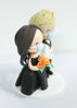 Picture of Gothic wedding cake topper, I put a spell on you wedding Cake Topper