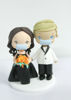 Picture of Gothic wedding cake topper, I put a spell on you wedding Cake Topper