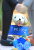 Picture of Groom groom wedding cake topper with dog - clearance
