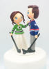 Picture of Hockey sport wedding cake topper