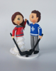 Picture of Hockey fan wedding, High Five wedding topper - CLEARANCE