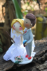 Picture of Harry Potter inspired wedding cake topper - CLEARANCE