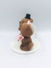Picture of Beavers Wedding Cake Topper,  Animal Clay Figurine - CLEARANCE
