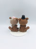 Picture of Beavers Wedding Cake Topper,  Animal Clay Figurine - CLEARANCE