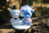 Picture of Teddy Bear Wedding Cake Topper - CLEARANCE