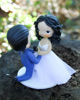 Picture of Marry Me, I Do Wedding cake topper, Proposal Idea Cake Topper