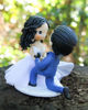 Picture of Marry Me, I Do Wedding cake topper, Proposal Idea Cake Topper