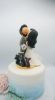 Picture of Kissing Bride & Groom Wedding Cake Topper with Dogs, Unique Anniversary Gift