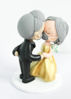 Picture of Gold Anniversary cake topper