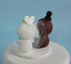 Picture of Teddy Bear and Bunny Wedding Cake Topper