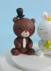 Picture of Teddy Bear and Bunny Wedding Cake Topper