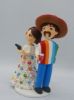 Picture of Hair dresser wedding cake topper, Mexico wedding cake topper