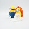 Picture of Red hair bride Minions Wedding Cake Topper