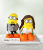 Picture of Minions wedding cake topper, Halloween wedding theme