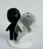 Picture of Sexy wedding cake topper, Red wedding theme cake topper