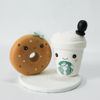 Picture of Coffee and Bagel wedding cake topper