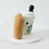 Picture of Coffee and Bagel wedding cake topper