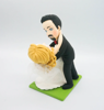 Picture of Wedding dance wedding cake topper, First dance bride & groom topper