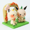 Picture of Meowth and Eevee Wedding Cake Topper, Pokémon inspire wedding theme