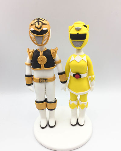 Picture of Powers Rangers Wedding Cake Topper