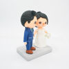 Picture of Animal Crossing wedding cake topper, Online game bride & groom wedding topper