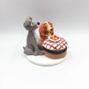 Picture of Lady & The Tramp wedding cake topper, Romantic gift for couple