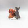 Picture of Lady & The Tramp wedding cake topper, Romantic gift for couple