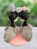 Picture of Canadian Geese wedding cake topper, Canada bride & groom topper