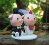 Picture of Piggy Wedding Cake Topper