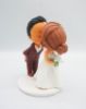 Picture of McDonald Wedding Cake Topper, Burgundy Wedding Theme 