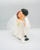 Picture of Nose kiss wedding cake topper, Eskimo kiss wedding theme