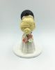 Picture of Custom Wedding Cake Topper, pink wedding theme