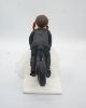 Picture of BMX Freestyle Biker Wedding Cake Topper, Custom Kissing Wedding Cake Topper