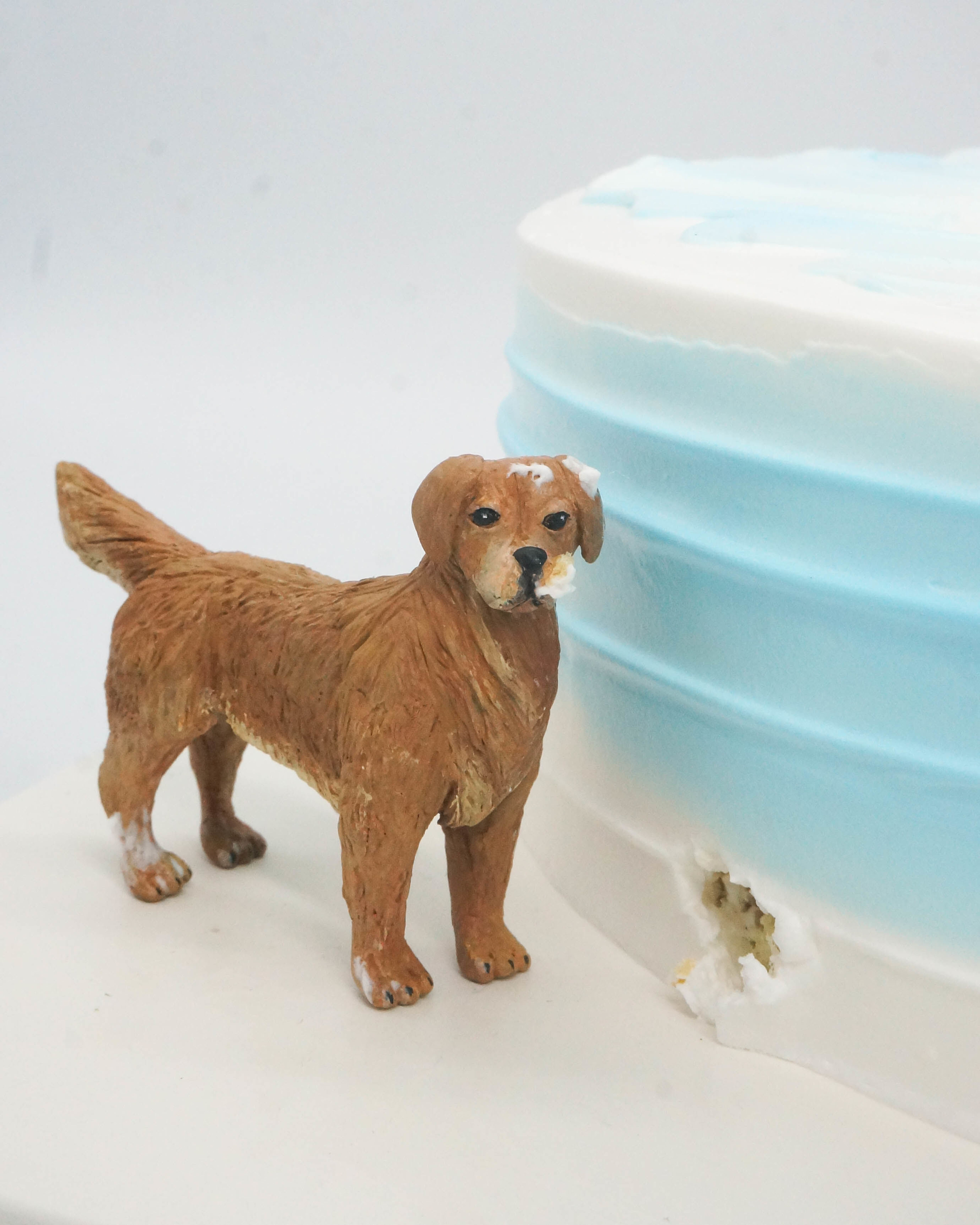 Picture of Custom dog wedding cake topper, Funny wedding cake topper